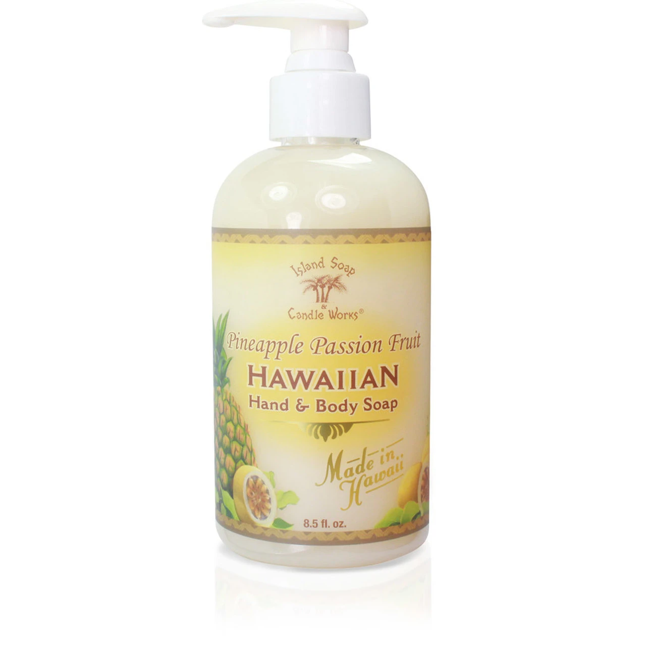 Island Soap Company Hand And Body Soap Pump: Pineapple Passion Fruit 3 Island Soap Company Hand And Body Soap Pump: Pineapple Passion Fruit