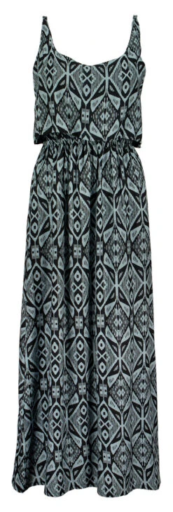 Napua Collection Ruffle Maxi Dress - Batik: Black -Fashion Store IMG 3633 18572.1701902879