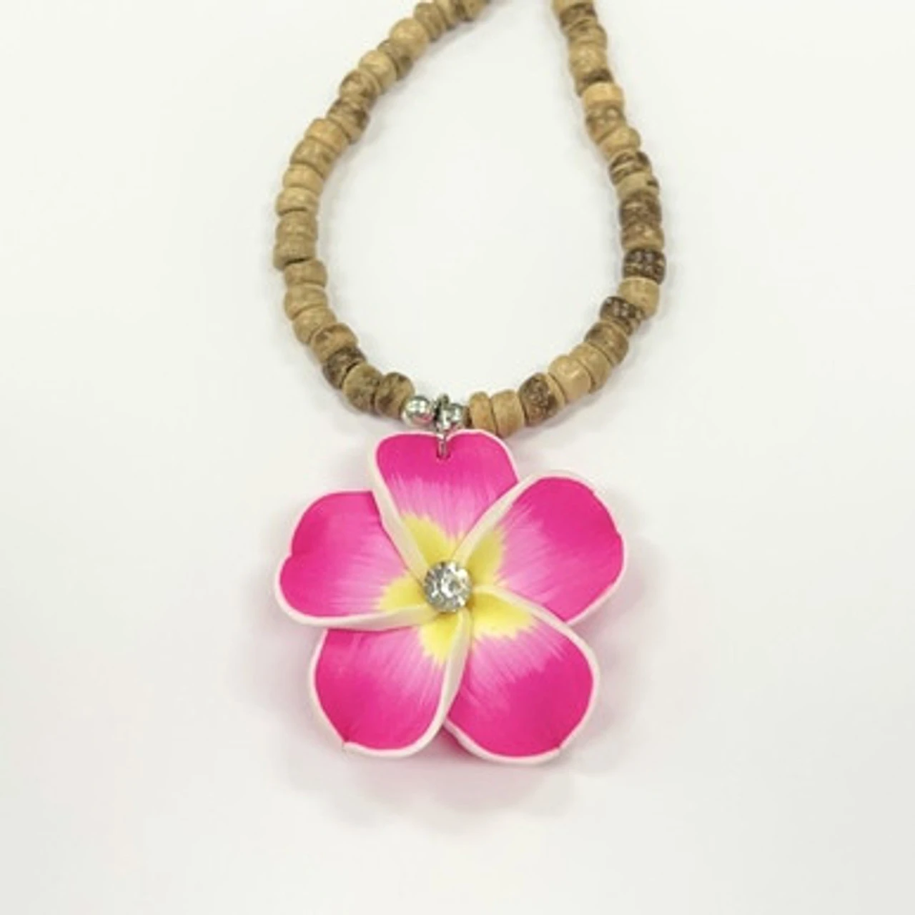Island Edge® Beaded Necklace - Flower Pink 3 Island Edge® Beaded Necklace - Flower Pink