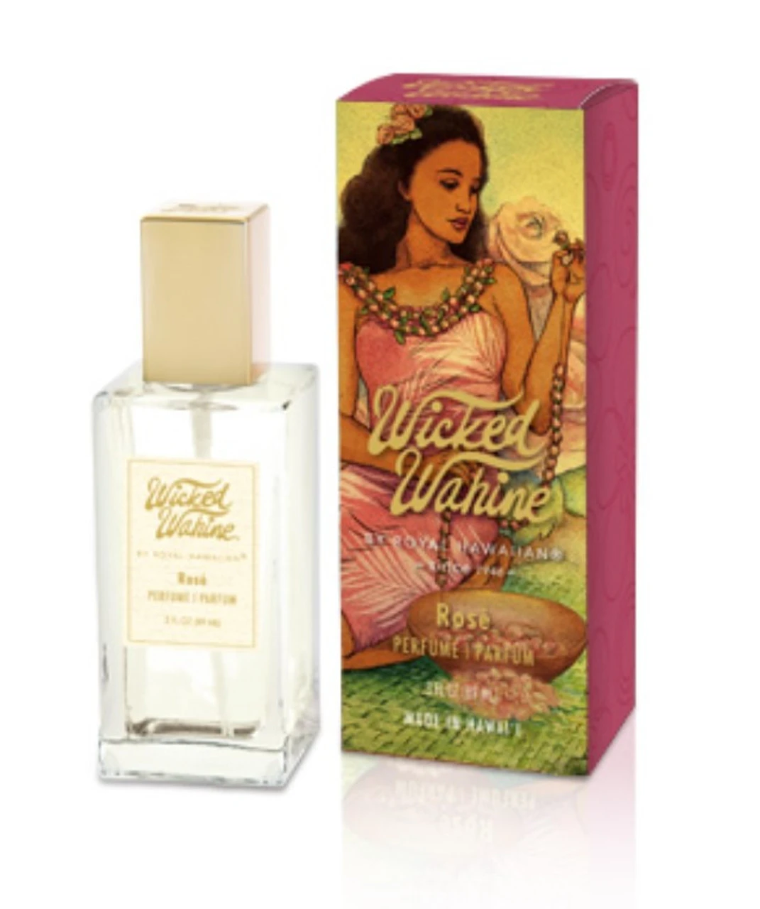 Wicked Wahine 3oz Perfume - Rose 3 Wicked Wahine 3oz Perfume - Rose