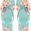 Island Girl® Slippers - Plumeria: Aqua -Fashion Store Slipper IG Plumeria Aqua 20833.1658970445