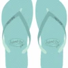 Island Girl® Slippers - Solid: Aqua -Fashion Store Slipper IG Solid Aqua 53109.1658971667