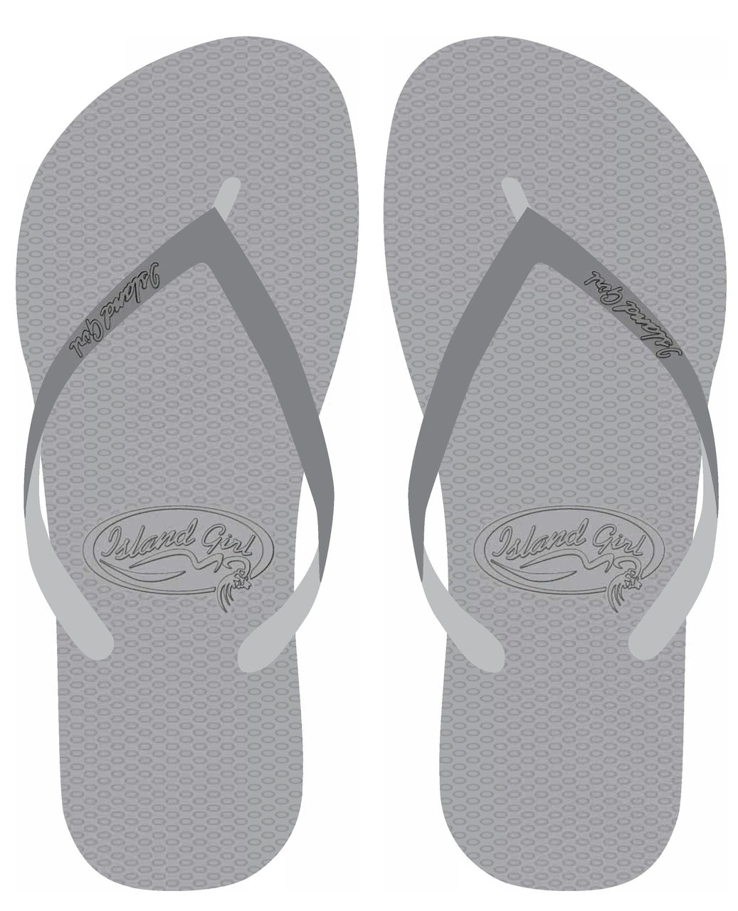 Island Girl® Slippers - Solid: Grey 3 Island Girl® Slippers - Solid: Grey