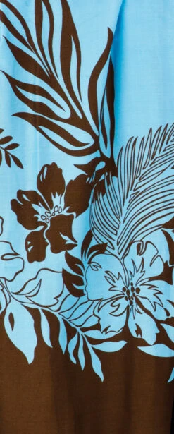 Aloha Sarong - Border Designs -Fashion Store Swatch SarongTube Border BrownBlue 89660.1593088869.1280.1280 40791.1690493068