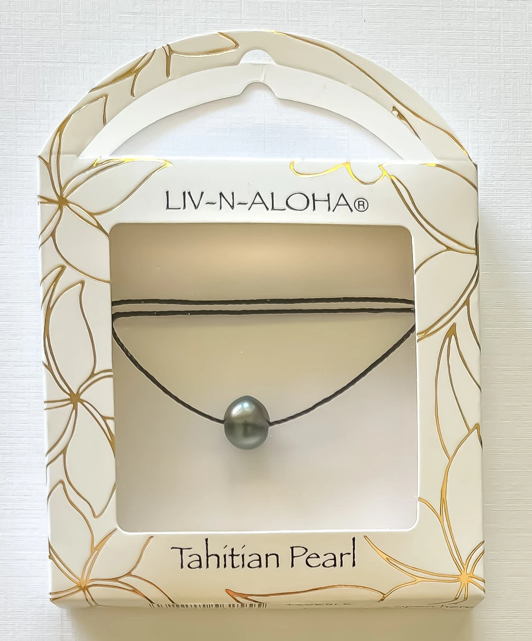Tahitian Pearl Cord Necklace 5 Tahitian Pearl Cord Necklace - Image 3