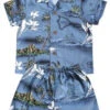 Boy's Aloha Cabana Set - Blue Surf -Fashion Store blue surf boys 14924.1594069334