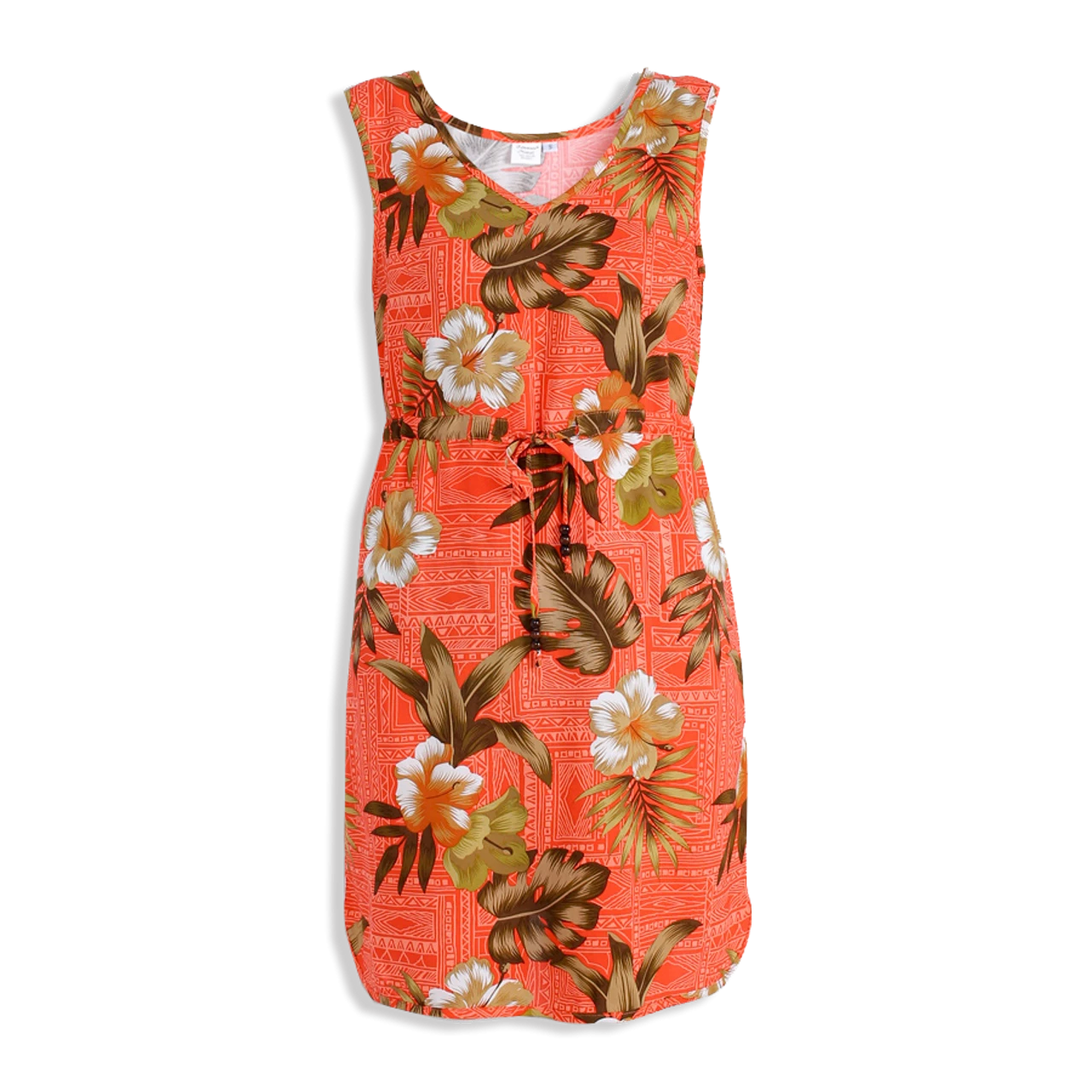 Aloha DRESS - Brick Floral 4 Aloha DRESS - Brick Floral - Image 2