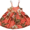 Girl's Aloha Sundress - Brick Floral 1 Girl's Aloha Sundress - Brick Floral -Fashion Store brick floral girls 16524.1594070489