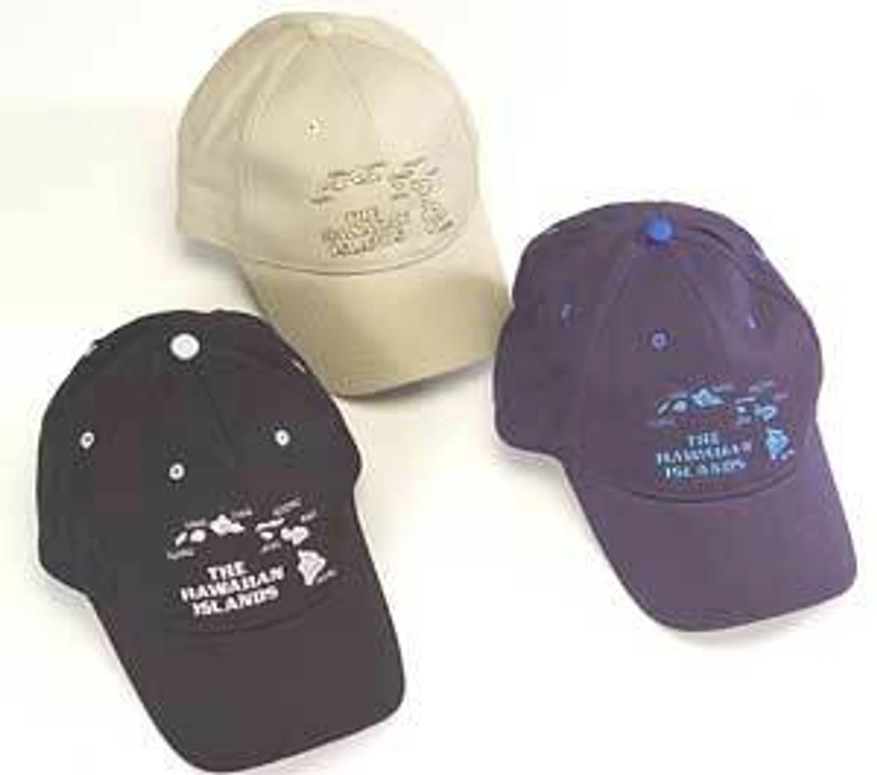 Cap - Hawaiian Island Map 3 Cap - Hawaiian Island Map