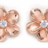 Moana Collection Rose Gold Stud Earring: Solid Plumeria -Fashion Store jewelry moanaearringstudplumeria rose 52459 51398.1592438847.1280.1280 01458.1635199512.1280.1280 55851.1697146360