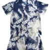 Boy's Aloha Cabana Set - Navy With Cream Floral -Fashion Store navy cream floral boys 19280.1594069317