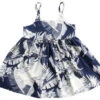 Girl's Aloha Sundress - Navy With Cream Floral -Fashion Store navy cream floral girls 36696.1594069424
